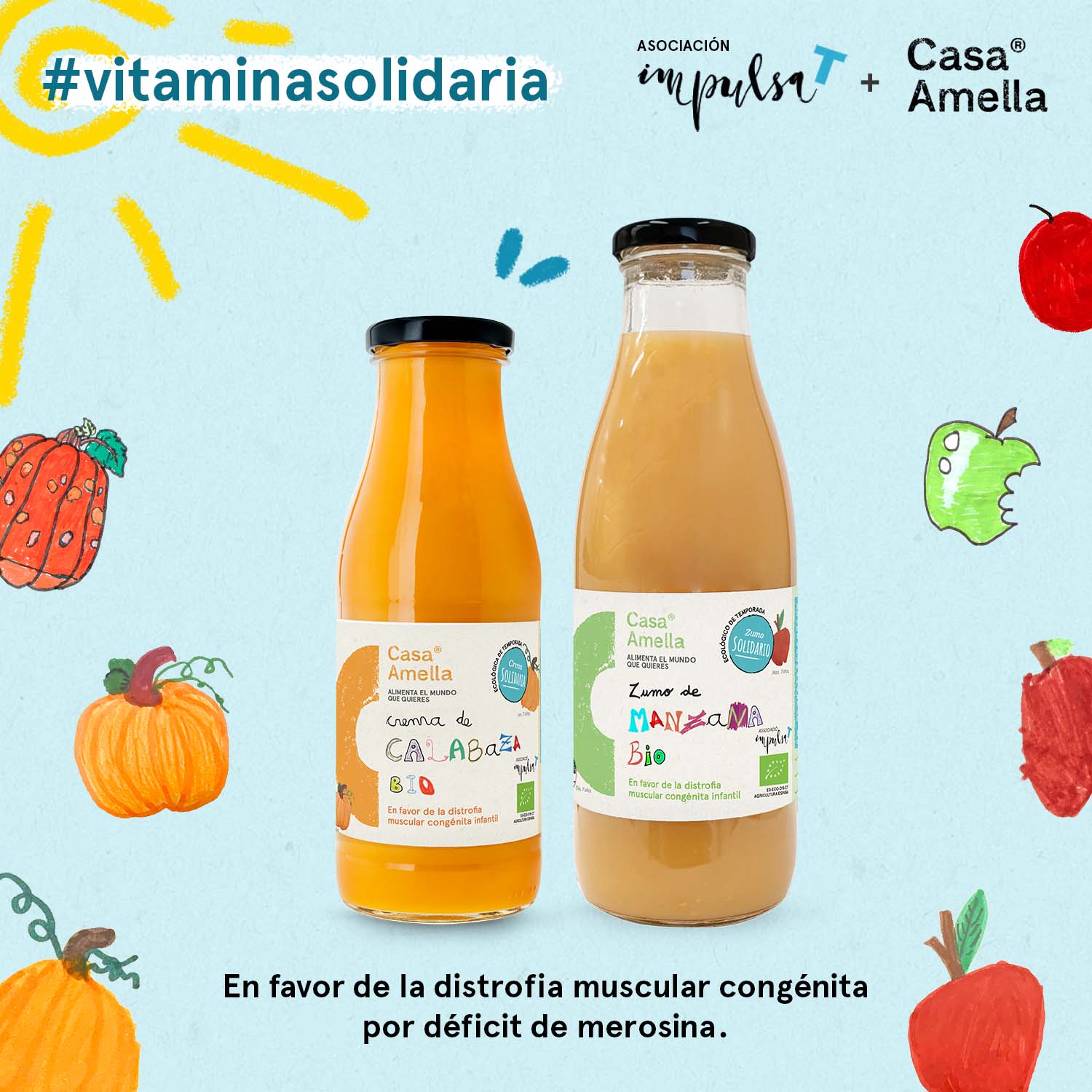 ¡Súmate a la campaña #VitaminaSolidaria para la investigación de la DMC-LAMA2!